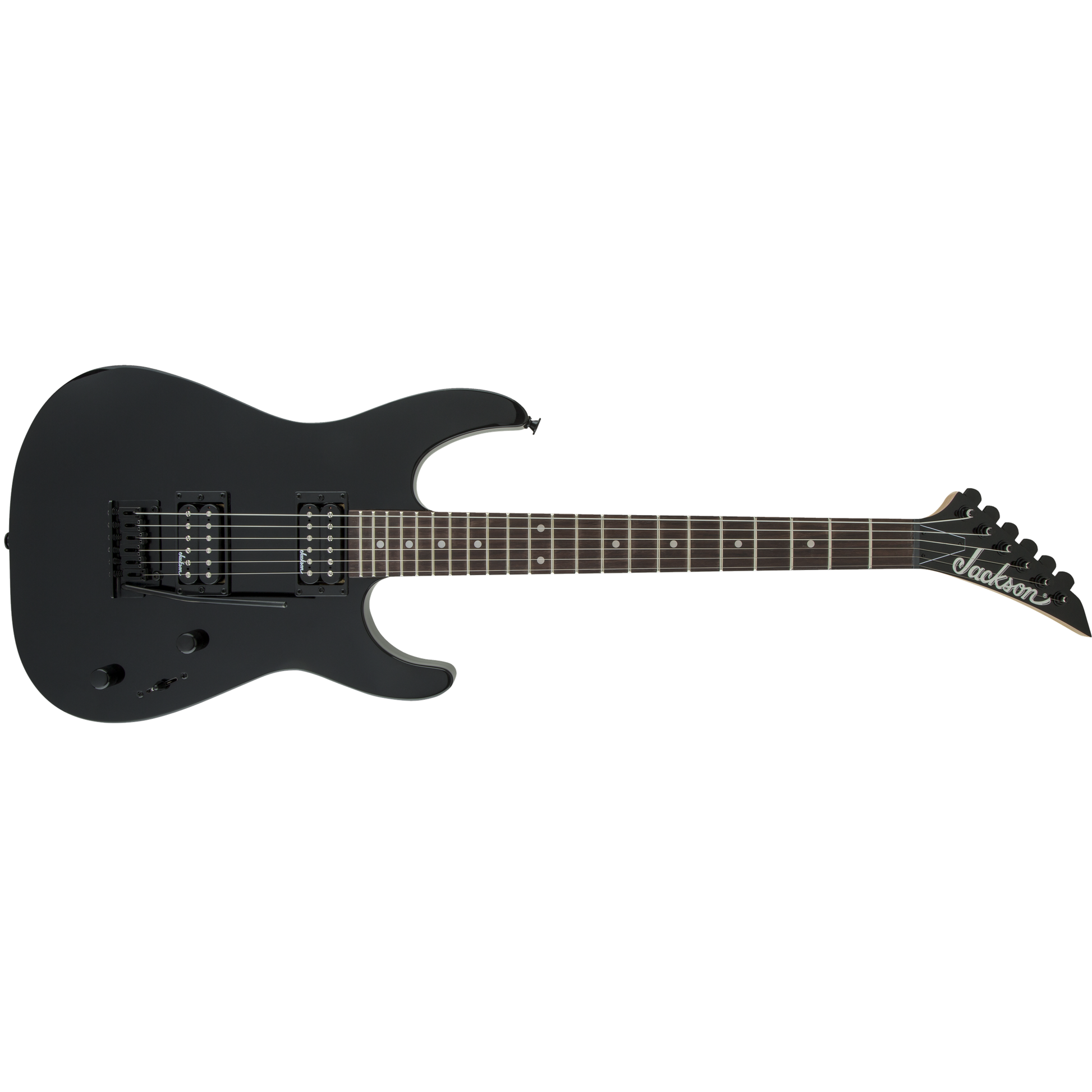 Jackson JS11 Dinky | Gloss Black with Amaranth Fretboard