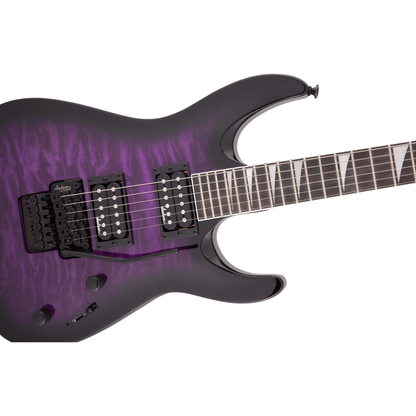 Jackson Dinky Arch Top JS32 DKA Electric Guitar | Amaranth Fingerboard | Transparent Purple Burst