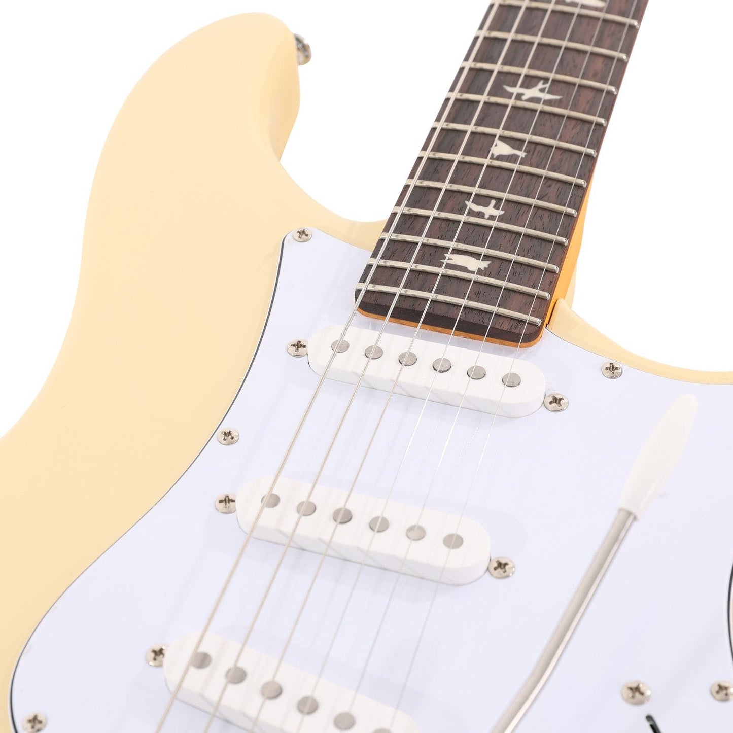 PRS SE Silver Sky Electric Guitar | Moon White | Maple Neck | Rosewood Fingerboard | 3 Single-coil Pickups | J2R3J