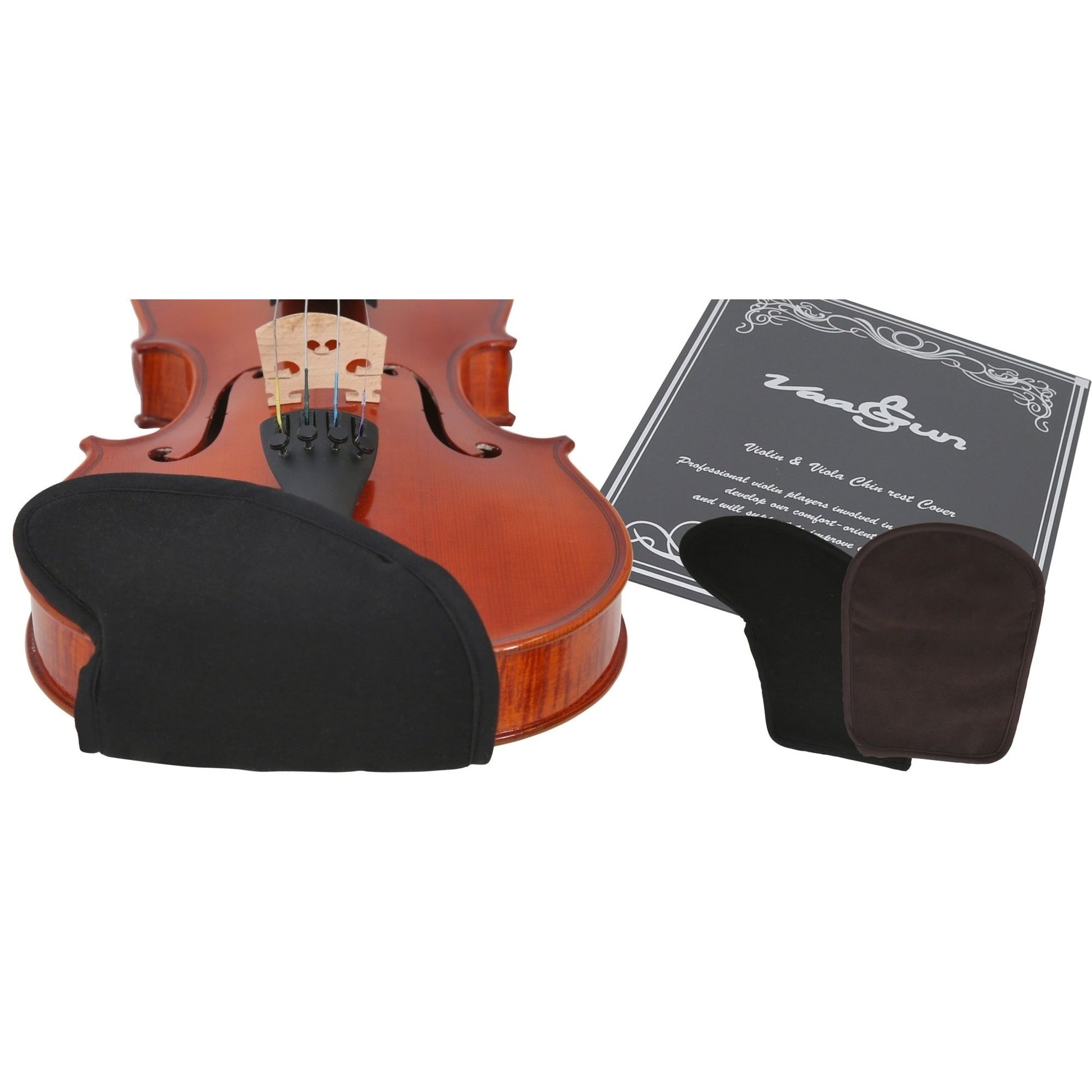Chin Rest Cover by Vaagun | Brown, Microfiber