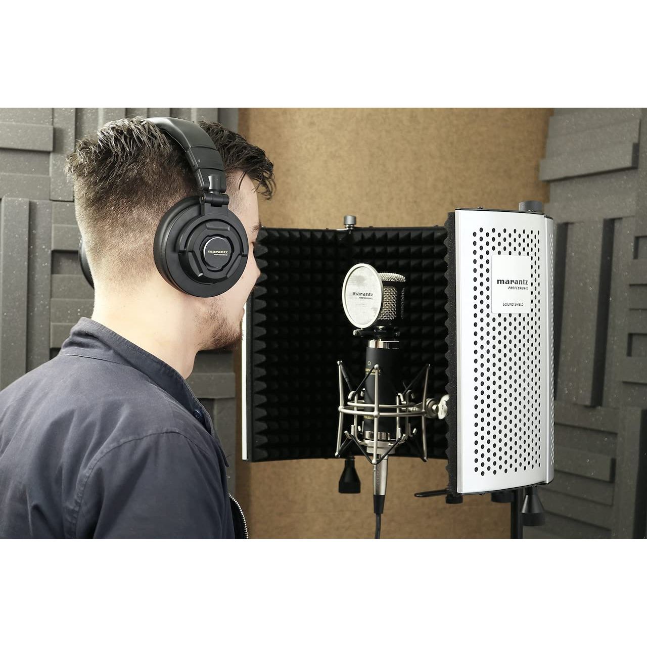 Marantz Professional Sound Shield | Vocal Reflection Filter Featuring EVA Acoustic Foam | Perfect for Podcasting, Studio Recording, Twitch and More