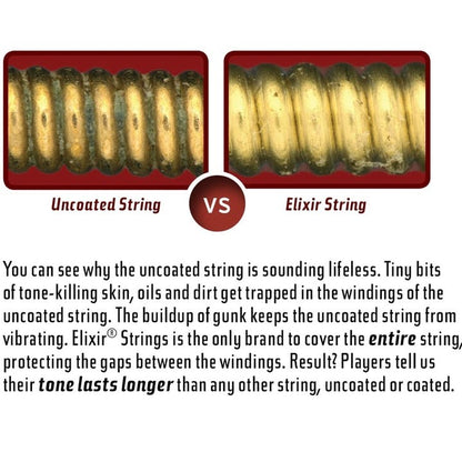Elixir Medium NANOWEB 11 - 49 Electric Guitar Strings