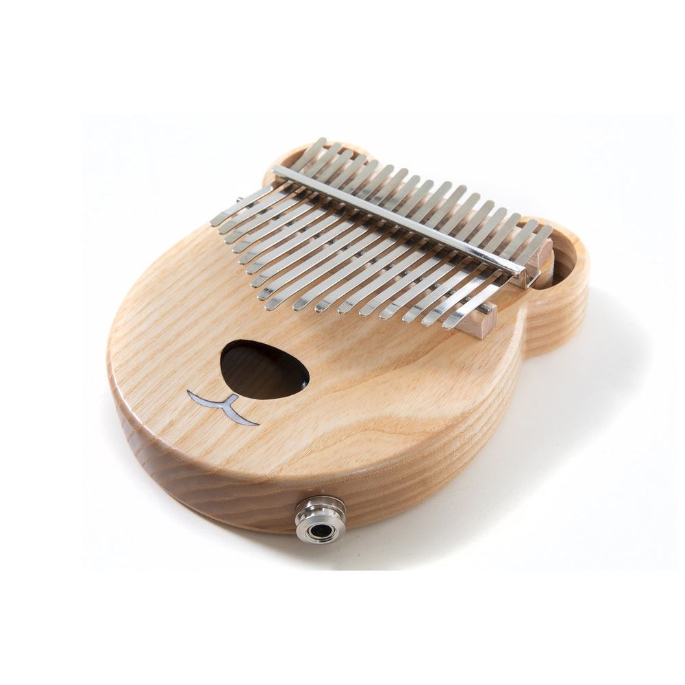 PURE GEWA Electro Acoustic KALIMBA / Mbira / Thumb piano PG-KL-OP | 17 keys | Bear Shape | F835358