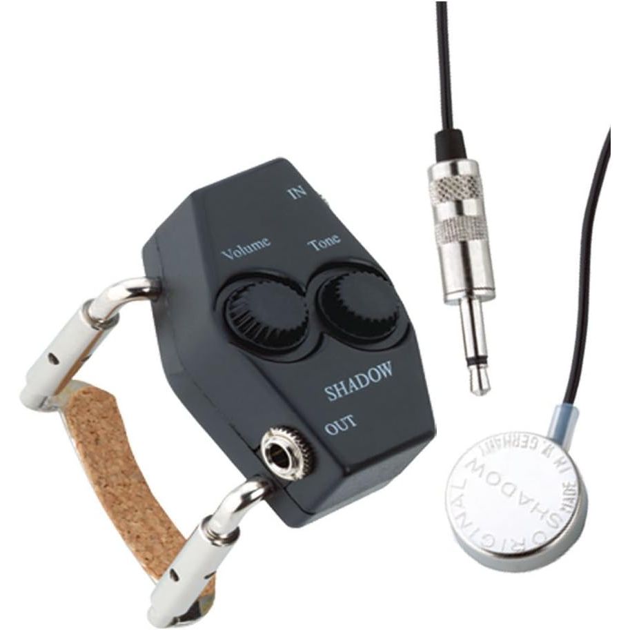 Violin Piezo Pickup Shadow 3000 by Gewa | Detachable Piezo Adapter for Violin | Volume and Tone Control | SH 3000