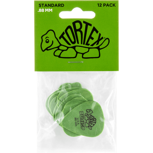 Dunlop 418P88 Tortex Guitar Picks 0.88mm | Bag of 12