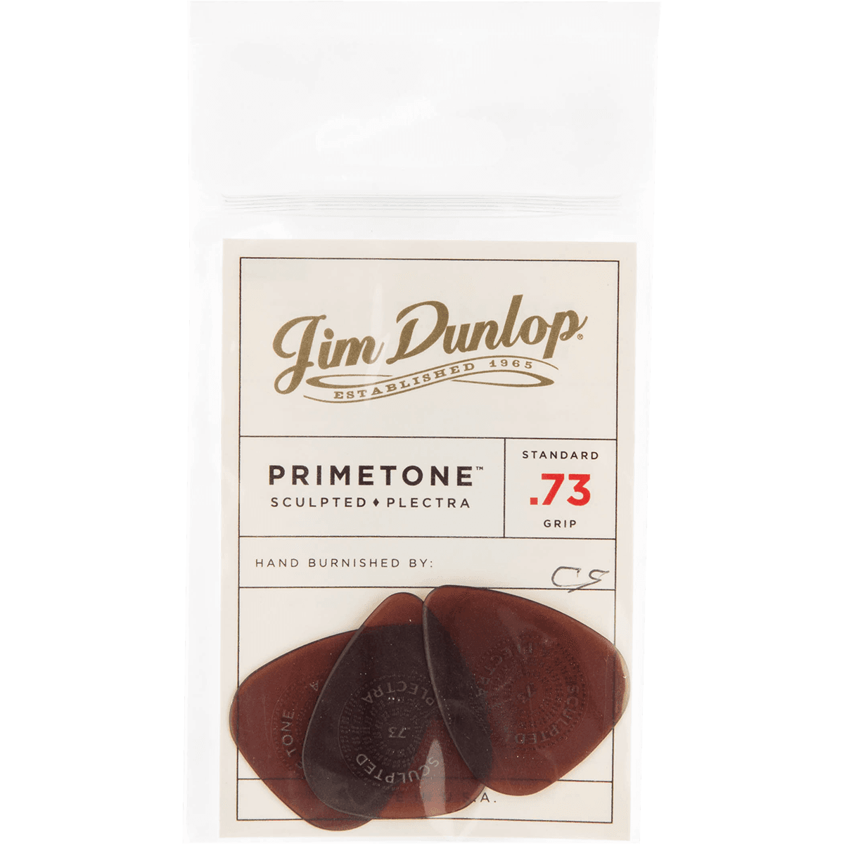 Dunlop Primetone Standard Grip 0.73mm Guitar Picks | Bag of 3