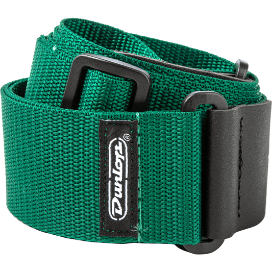 Green Polypro Guitar/Bass Strap by Dunlop | ADU D07-01RG