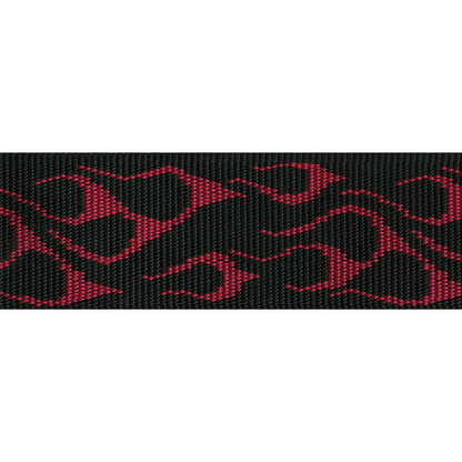 ​Dunlop Jacquard Guitar / Bass Strap Flambe Red | ADU D38-11RD