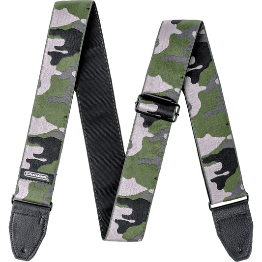 ​Dunlop Jacquard Guitar Strap Jacquard Ranger Green | ADU D6716