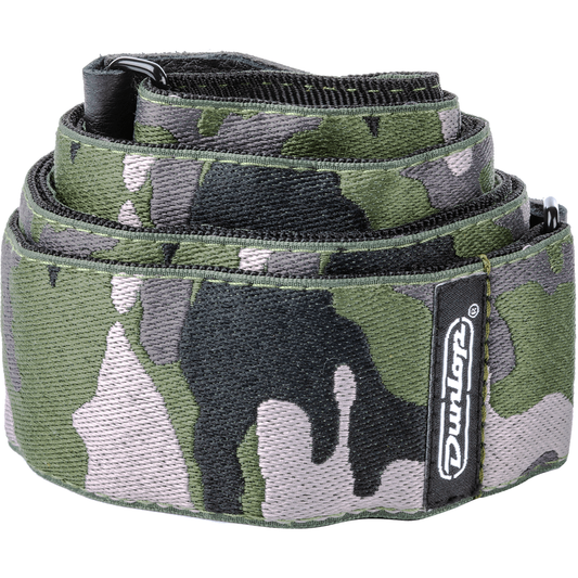 ​Dunlop Jacquard Guitar Strap Jacquard Ranger Green | ADU D6716