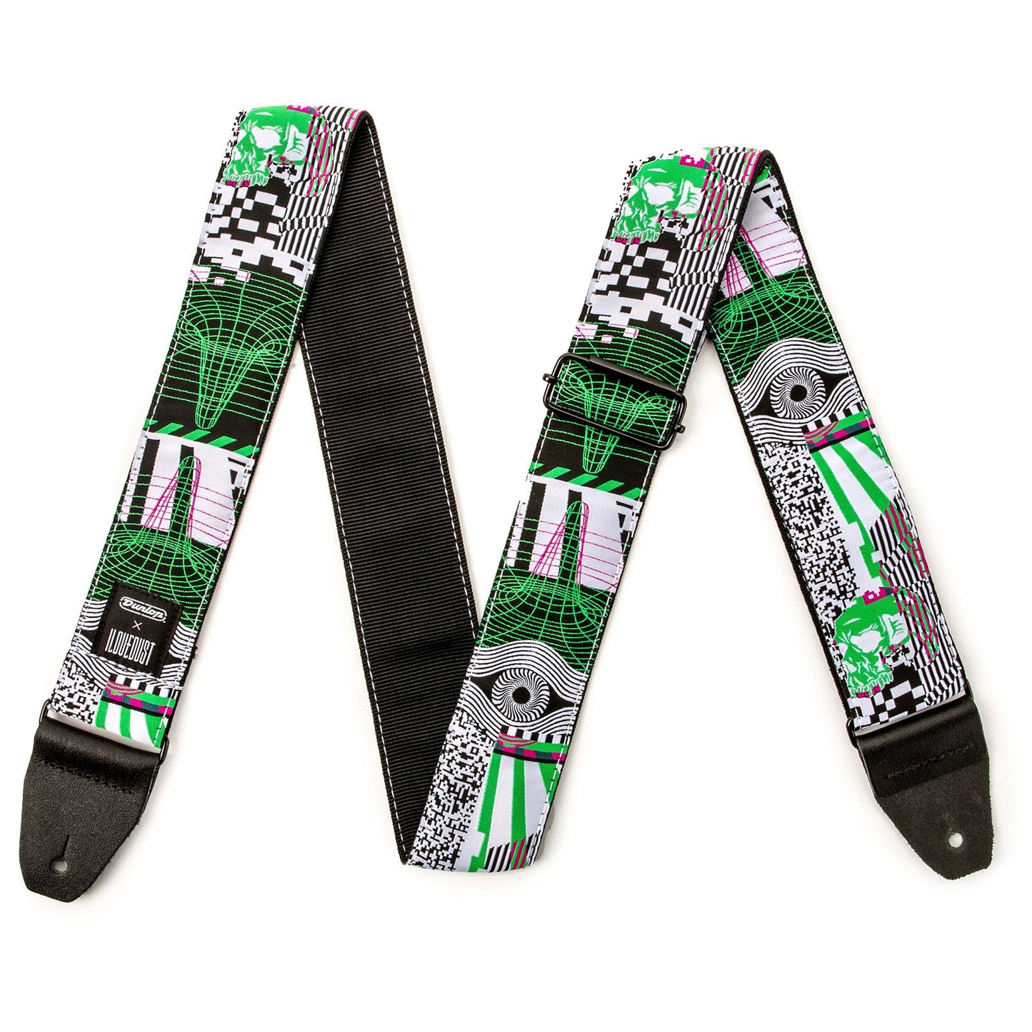 Dunlop ILOVEDUST Jacquard Guitar Strap ILD16 Tempest Fuzz