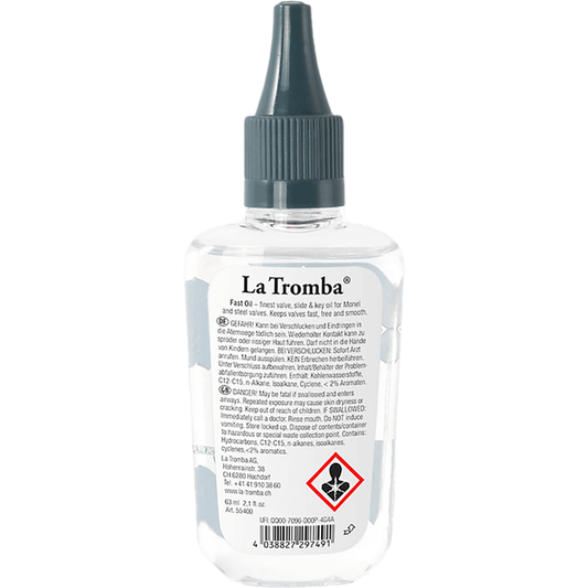 La Tromba Fast Oil Piston Oil for Trumpet by SML Paris
