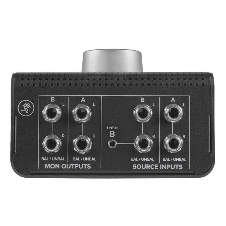 Mackie Big Knob Passive 2x2 Studio Monitor Controller | Passive Monitor Controller | 2 Selectable Stereo Inputs | 2 Selectable Stereo Outputs | Mono/Mute/Dim Buttons