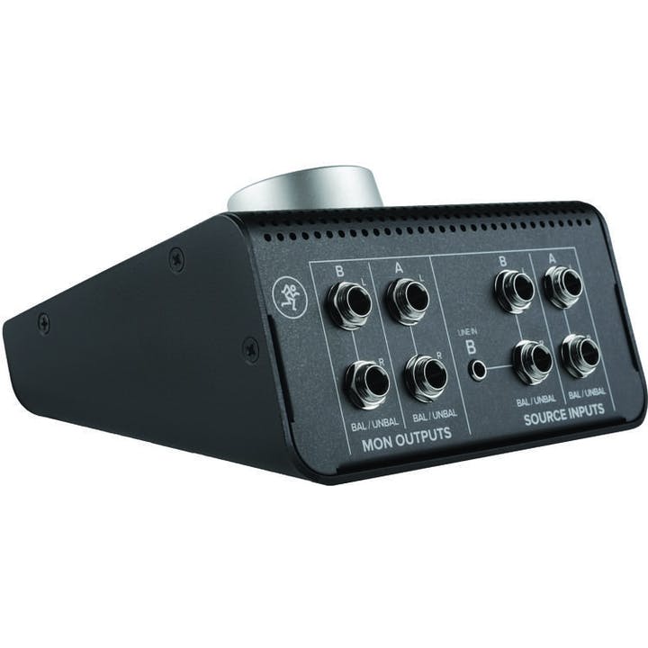 Mackie Big Knob Passive 2x2 Studio Monitor Controller | Passive Monitor Controller | 2 Selectable Stereo Inputs | 2 Selectable Stereo Outputs | Mono/Mute/Dim Buttons