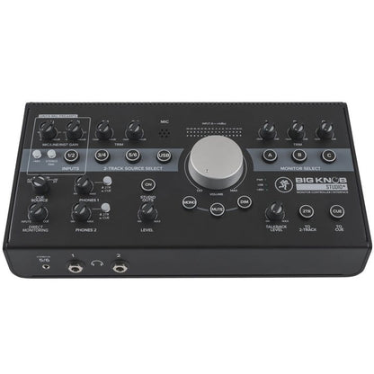 Mackie Big Knob Studio+ 4x3 Studio Monitor Controller and USB Audio Interface | 2 Mic Preamps | 4 Selectable Stereo Inputs | 3 Selectable Stereo Outputs and Talkback