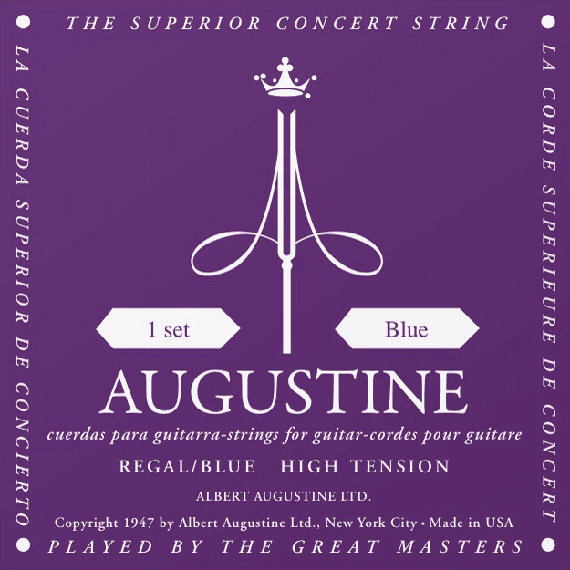 Augustine Regal Blue High Tension Classical Guitar Strings