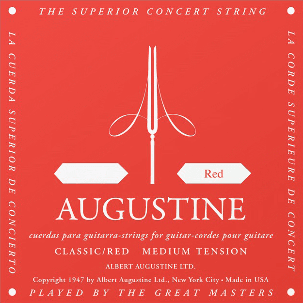 Augustine Red Label Classical Guitar String High E1-MI