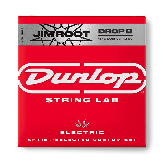 Jim Root Signature Electric Guitar Strings 11-56 by Dunlop | Optimal for Drop B Tuning
