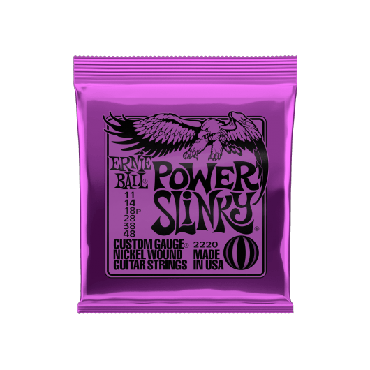 Ernie Ball Power Slinky 2220 Guitar Strings | 11 - 48 | Nickel Wound