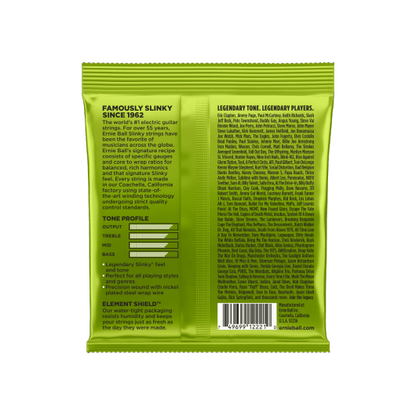 Ernie Ball Regular Slinky 2221 Guitar Strings | 10 - 46 | Nickel Wound