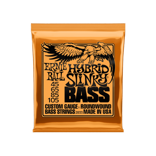 Ernie Ball Hybrid Slinky 2833 Bass Strings | 45 - 105 | Roundwound