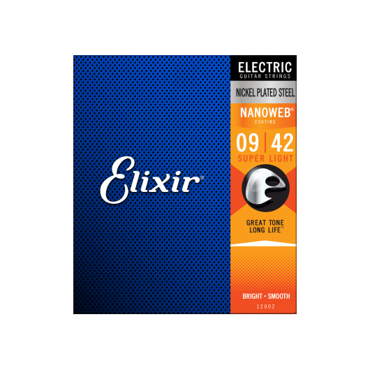 Nanoweb 9 - 42 Electric Guitar Strings | By Elixir