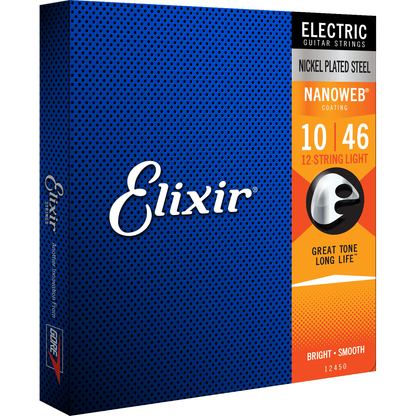 12 String Set for Electric Guitar | 10-46 Light | By Elixir | CEL 12450