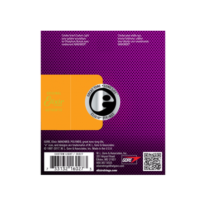 Nanoweb Phosphor Bronze 11 - 52 Acoustic Guitar Strings | Custom Light | By Elixir