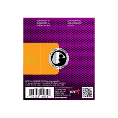 Nanoweb Phosphor Bronze 12 - 53 Acoustic Guitar Strings | Light | By Elixir