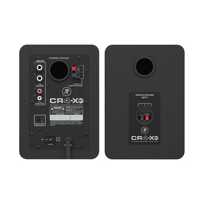 Mackie CR4-XBT 4 inch Multimedia Monitors with Bluetooth | 4" Active Studio Monitor, with 1/4" TRS and RCA Inputs, and Bluetooth (pair)