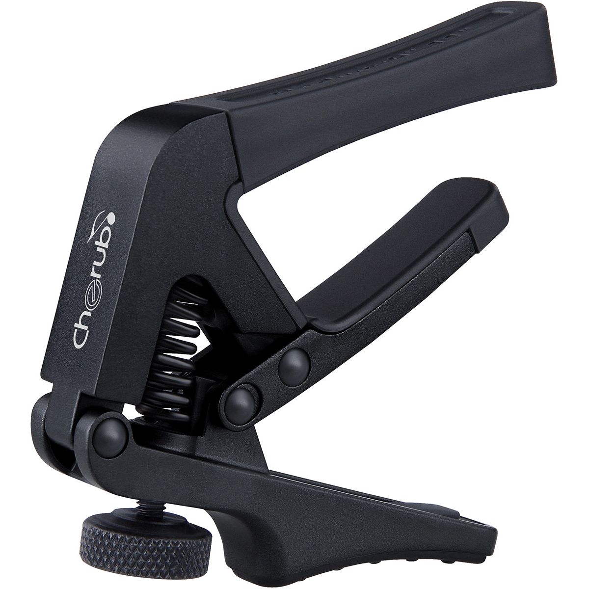 Cherub CGC1 Gemini Guitar Capo | Perfect Fit for Every Guitar | Includes 3 Soft Rubber Pads for Any Guitar Radius