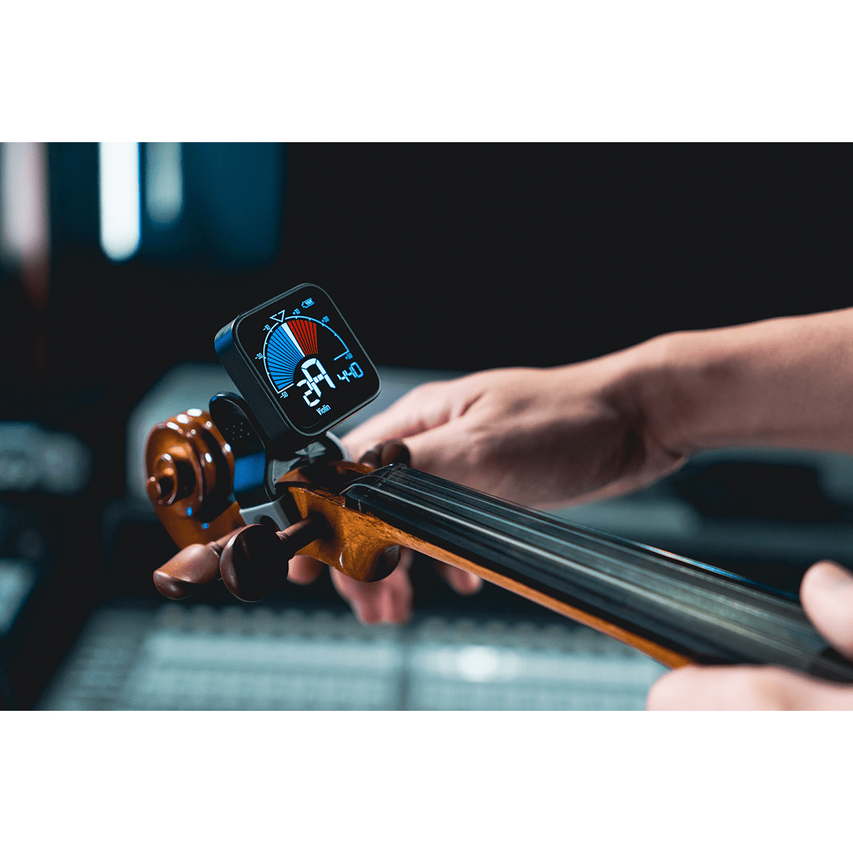 Rechargeable Violin Tuner WMT – 665V by Cherub | Metronome Feature | Suitable for Viola, Cello and Double Bass