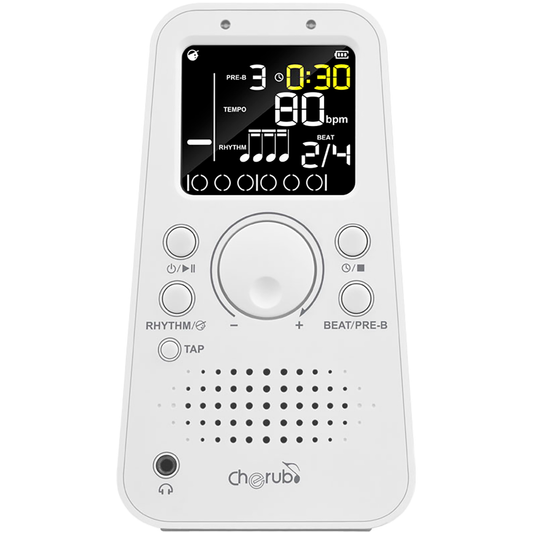 Rechargeable Digital Metronomе by Cherub | White