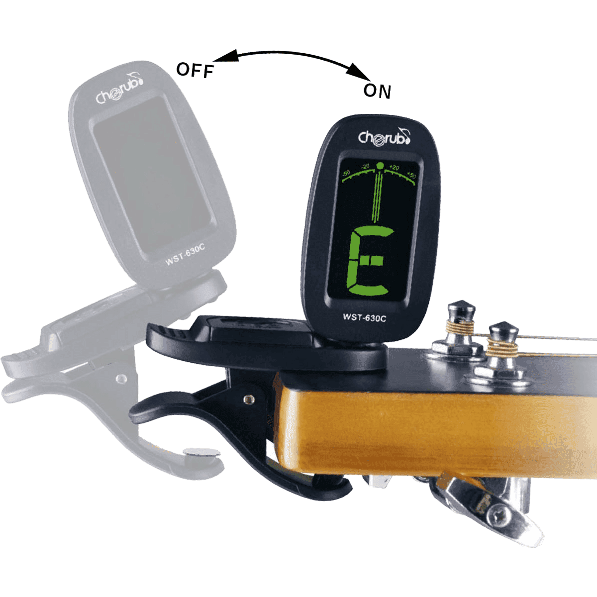 Automatic Chromatic Clip Tuner by Cherub | ECH WST-630C