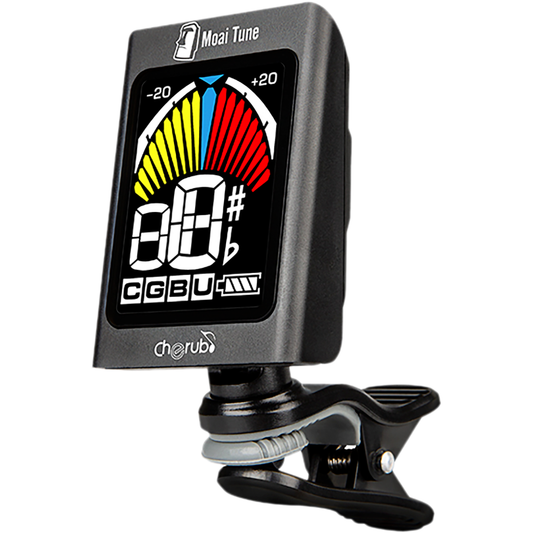 Chromatic Rechargeable Guitar Tuner WST-680 Moai Tune by Cherub | Suitable for Bass