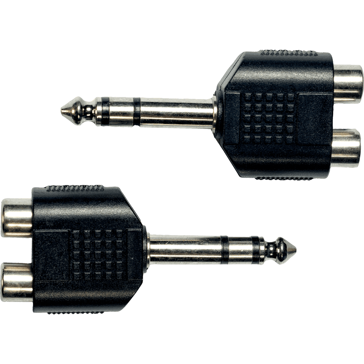 Adapter ECO AD17 by Yellow Cable | 2 x RCA female to Male Stereo Jack 6.35mm | 2 pcs