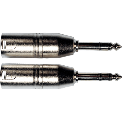 Adapter ECO AD27 by Yellow Cable | XLR Male to Male Stereo jack 6.35mm | 2 pcs
