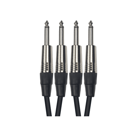 2X1/4" Mono Male - 2X1/4" Mono Male 3M | Audio Cable | By Yellow Cable
