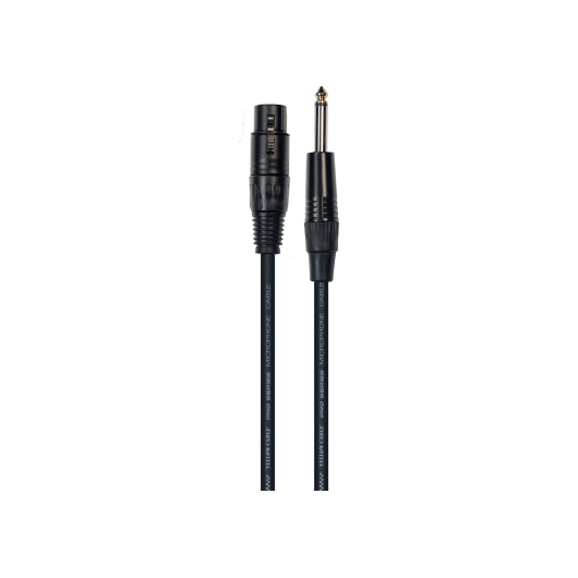 Microphone Cable | GA202 Black OD6mm | By Yellow Cable