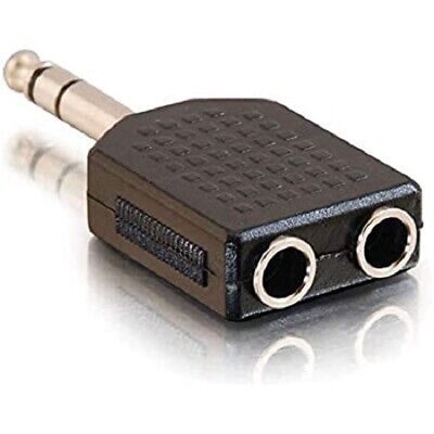 Adapter ECO AD07-ST by Yellow Cable | 2 x female stereo jack to 6.35mm Stereo Male Jack | 2 pcs