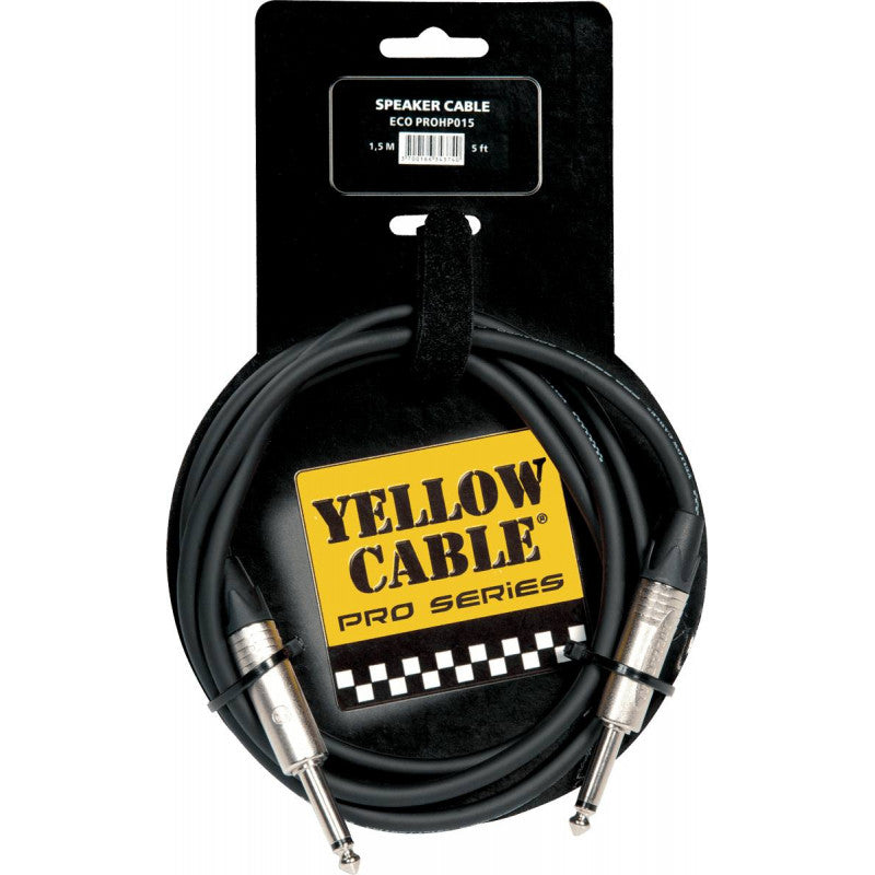 Speaker Cable 1.5m Jack/Jack Neutrik  | ECO PROHP015 By Yellow Cable