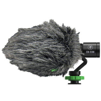 Mackie EM-93M Ultra Compact Condenser Microphone | For Audio Capture from Smartphones and DSLR Cameras