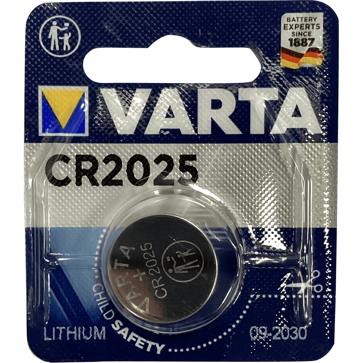 CR2025 3V Coin Battery by Varta | Lithium | Perfect for Most Clip-On Guitar Tuners