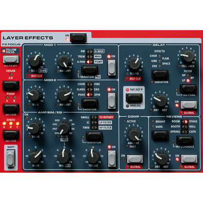 Nord Stage 4 73 | 73-Key Triple Sensor Hammer Action Keyboard with Aftertouch