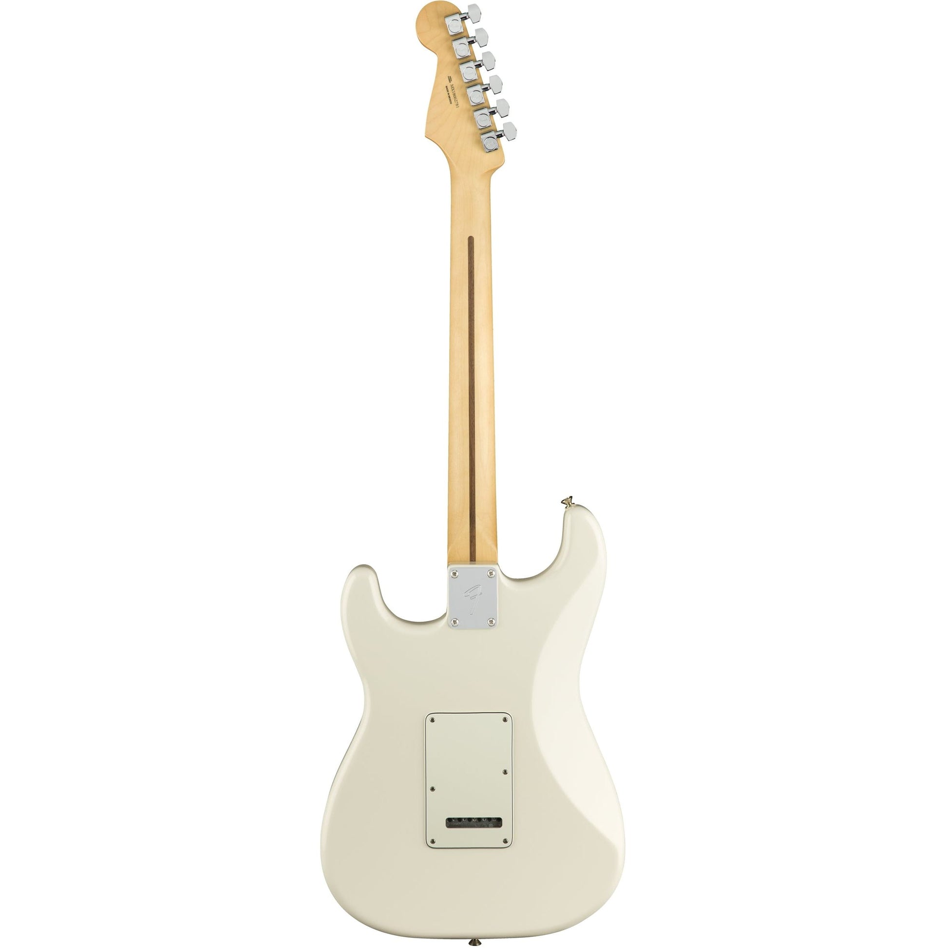 Fender Player Stratocaster | Polar White  | Maple Neck | 3 Single-coil Alnico Pickups | 2 Point Tremolo
