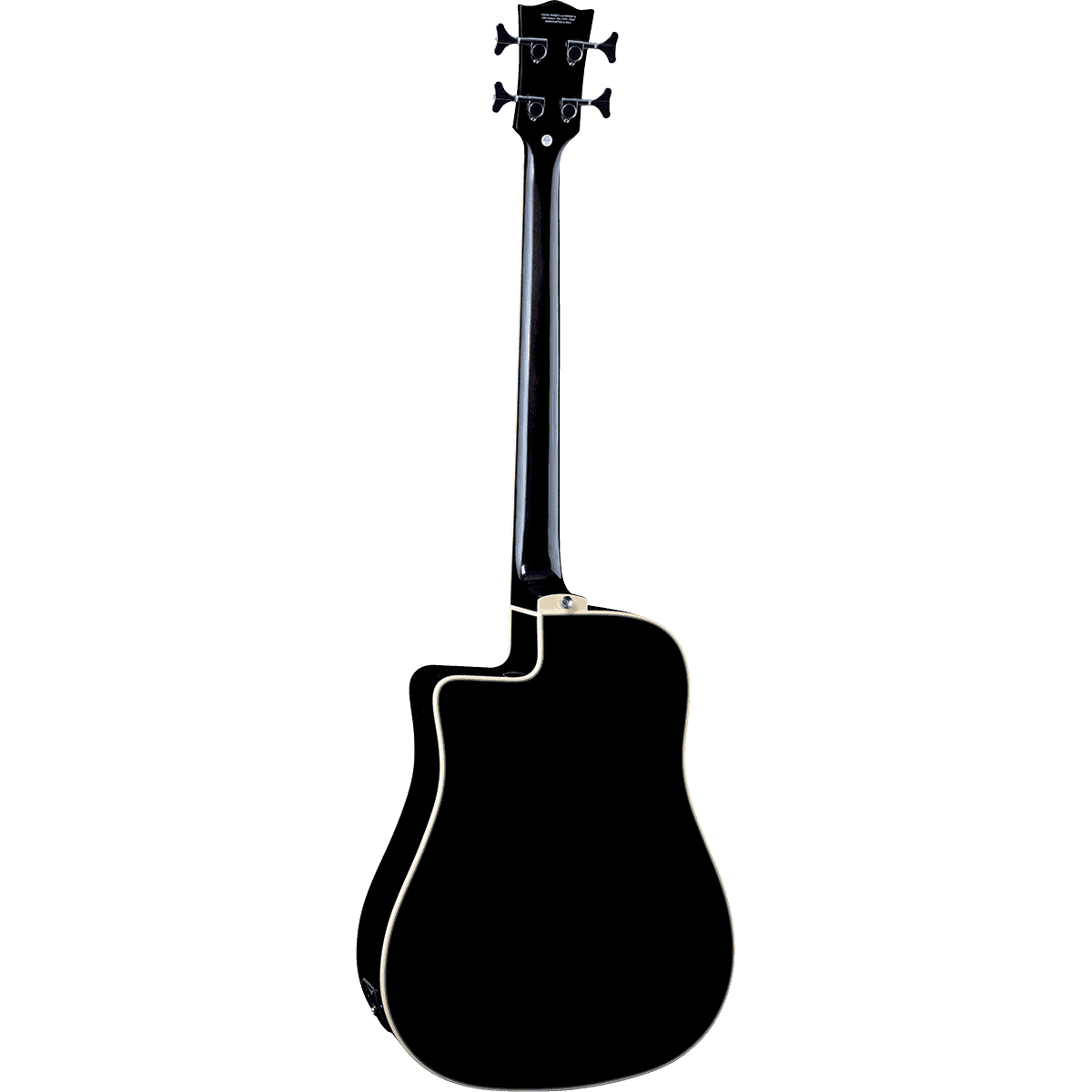 NXT B100CWE See Through Black | Electro-Acoustic Bass Guitar by EKO | GEA NXT-B100CWE-BLK
