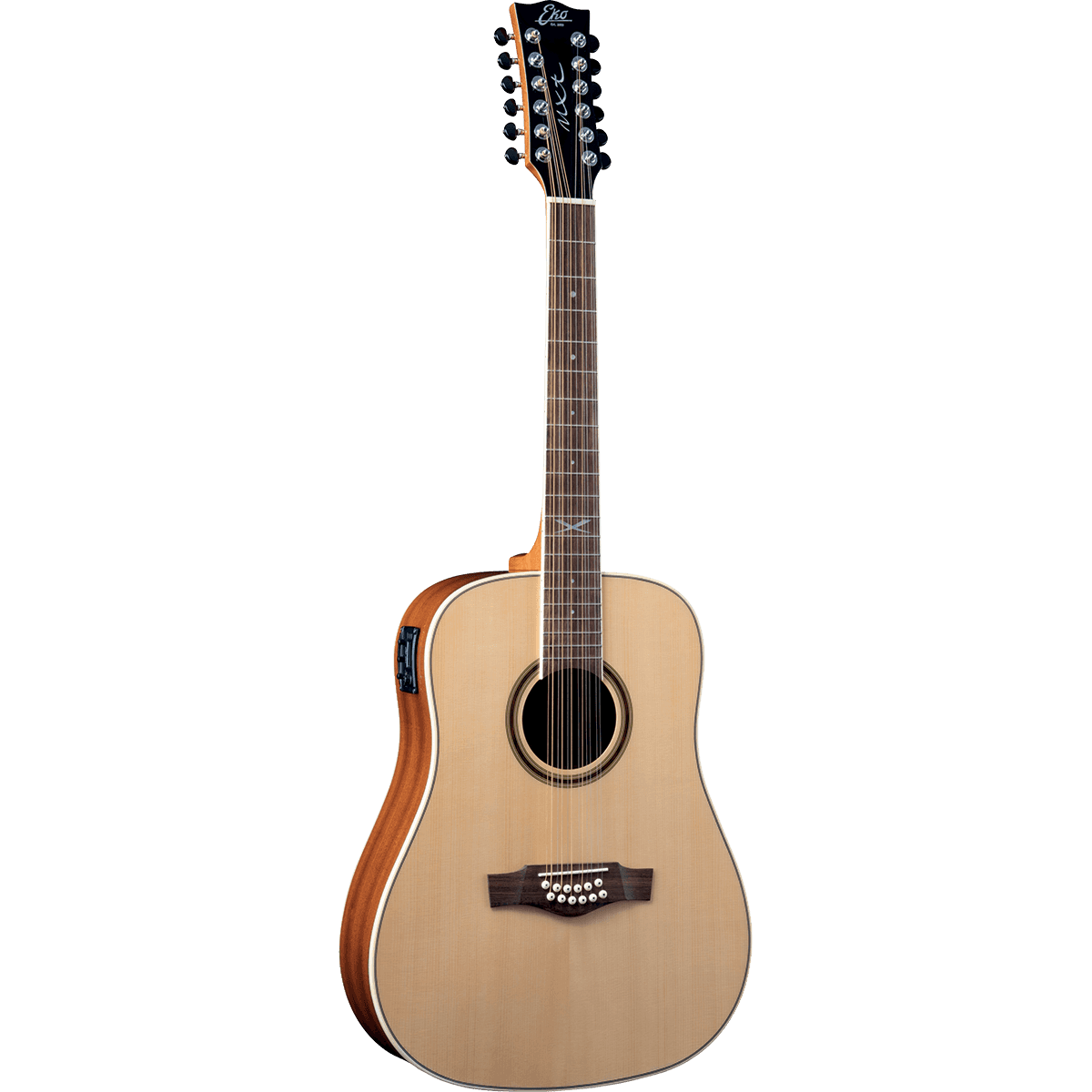 12 String NXT D100CWE by Eko | Dreadnought | Eko G03 Preamp With Volume and Tone Control | Natural