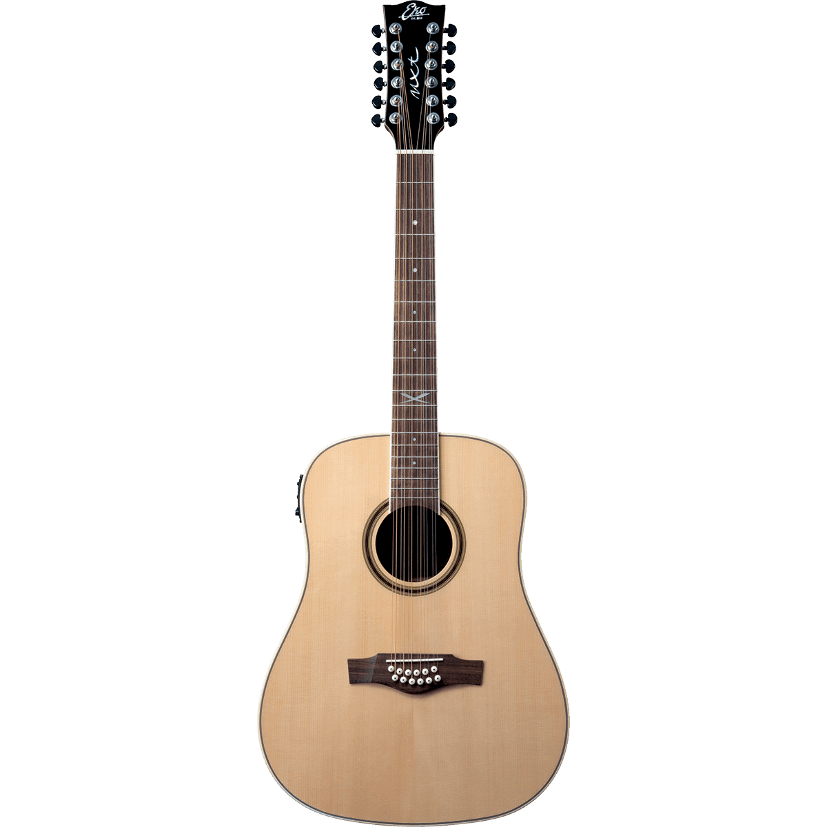 12 String NXT D100CWE by Eko | Dreadnought | Eko G03 Preamp With Volume and Tone Control | Natural