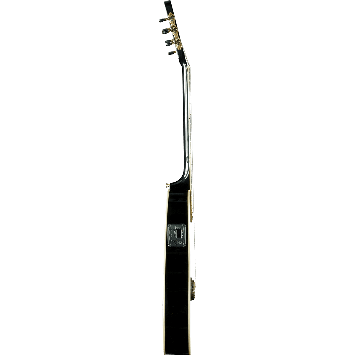 NXT N100CWE-BLK Nylon String Guitar by EKO | Black | Cutaway with Pickup/Preamp
