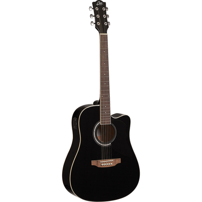 Ranger 6 Cutaway Black EQ | Electro Acoustic Guitar by Eko